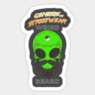 Genesis Streetwear - Weird Beard Sticker